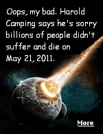 Somewhere in that book it says ''beware of false prophets.'' Camping has made several predictions about the end of the world over the years. He claimed the end was nigh in 1994, then again in May of this year. When that didn't happen, he said it would be October 21st.